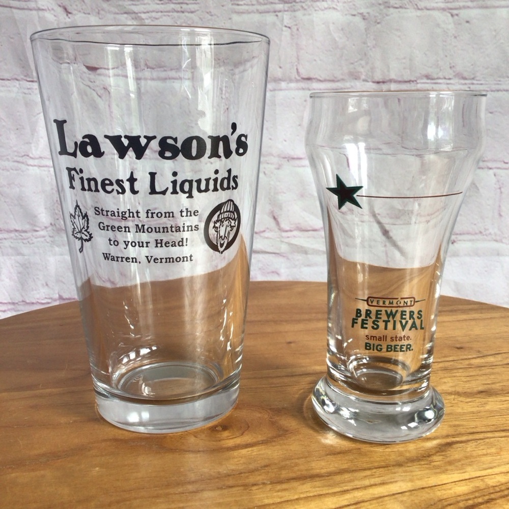 Vermont Collectible Beer Glasses - Set of 2